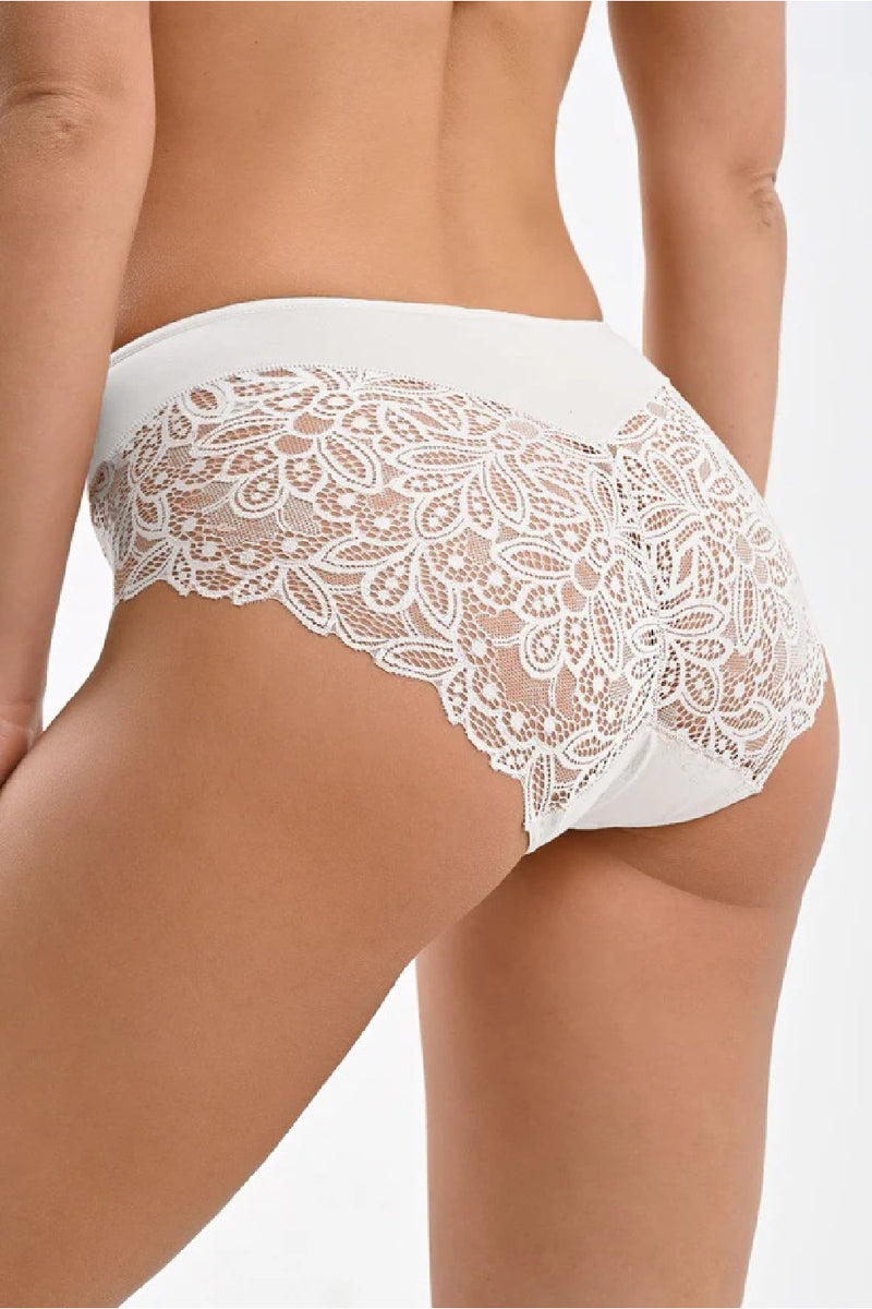 Janira Belle Cotton Niki Bikini Brief, White (30558)