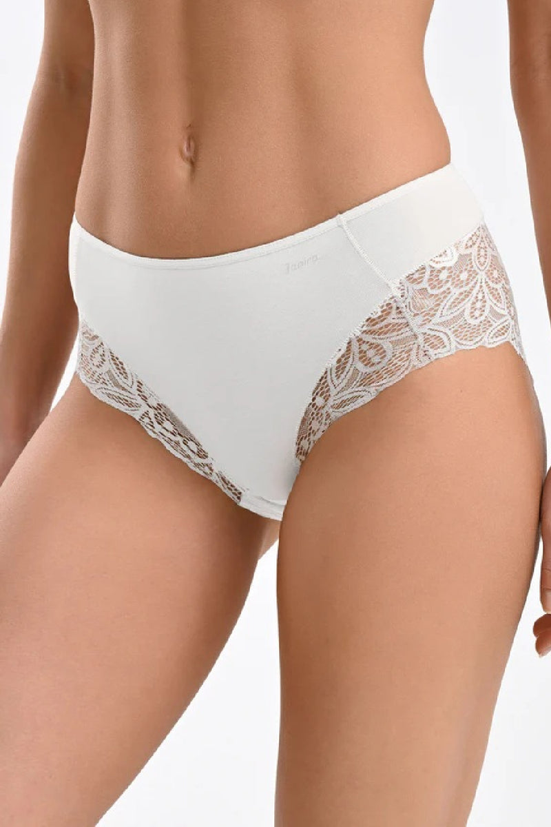 Janira Belle Cotton Niki Bikini Brief, White (30558)
