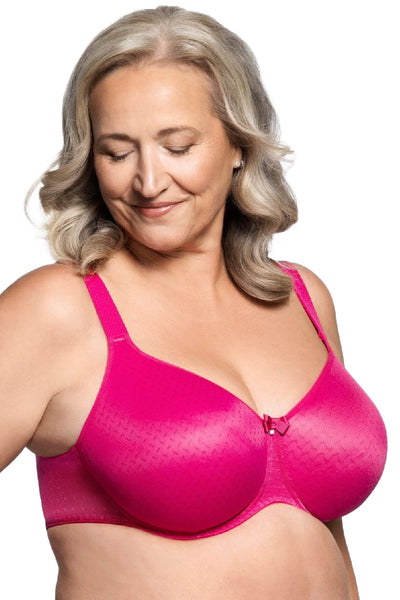 Ulla Meghan Full Cup Underwired Seamless Molded Bra, Pink (3120)