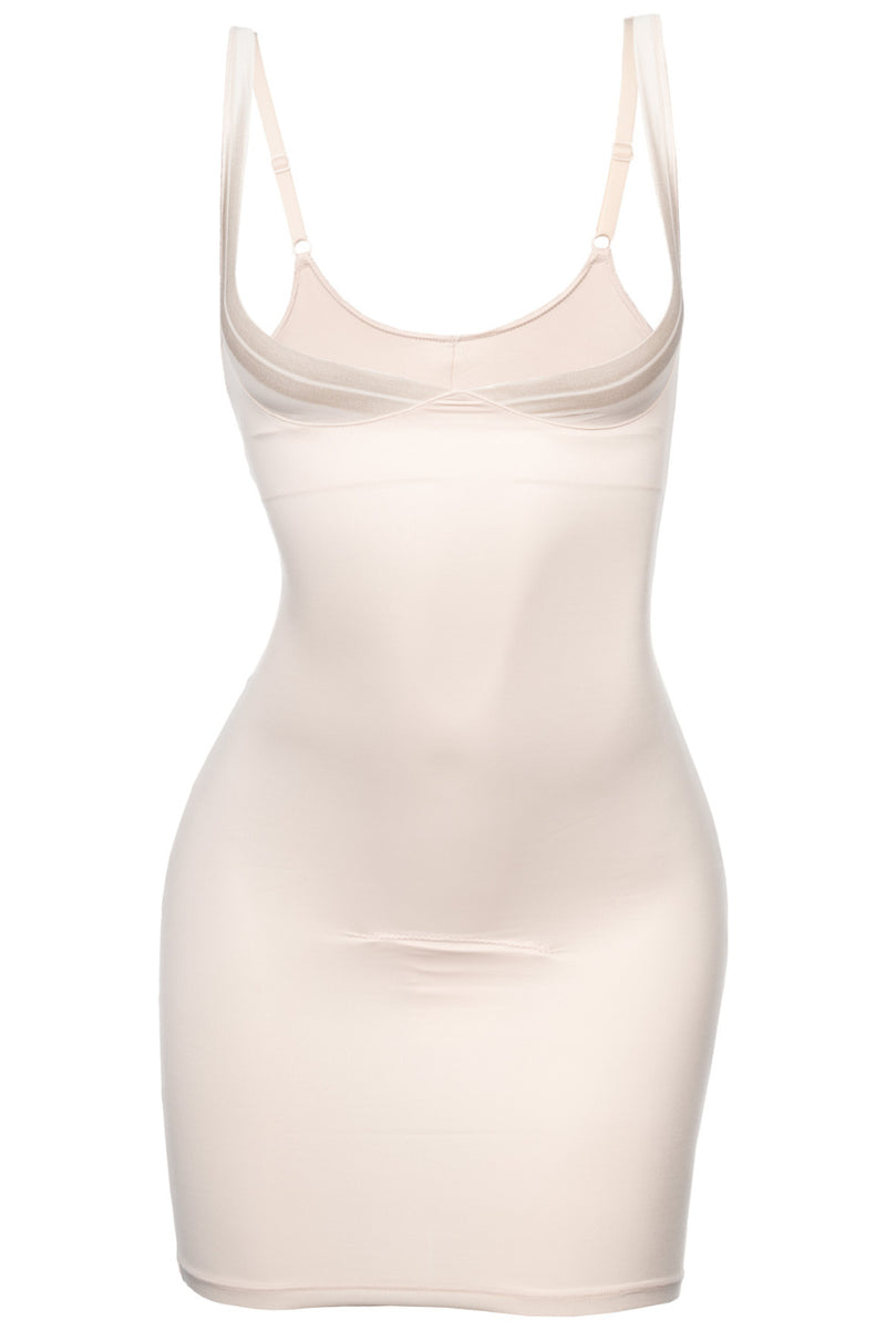 Janira Esbelta Combi Dress Control Slip With Straps, Dune (31401)