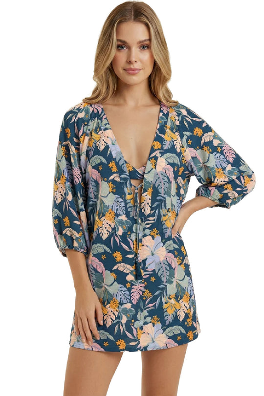 Sunseeker Daydream Tassels Kaftan, Blue Multi (3260009)