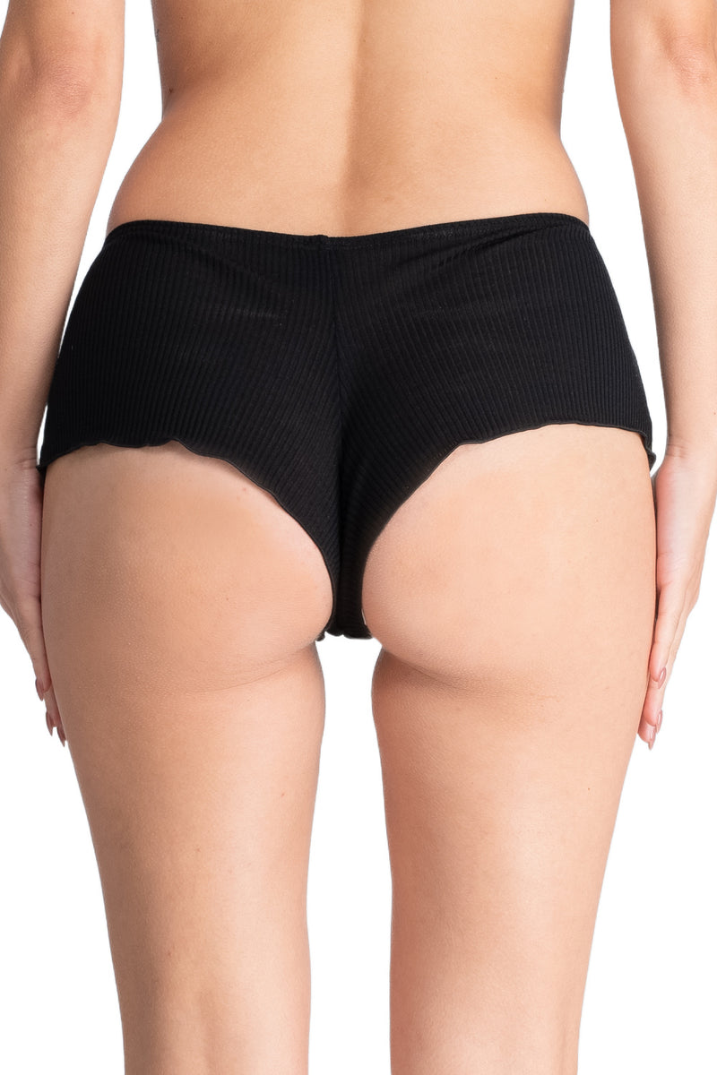 Oscalito Wool and Silk Panties, Nero (3441)