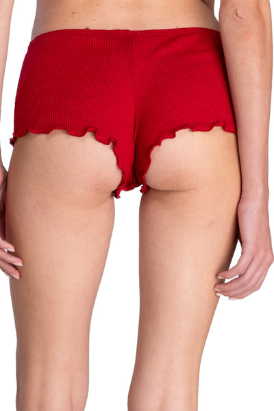 Oscalito Wool and Silk Panties, Rosso (3441)