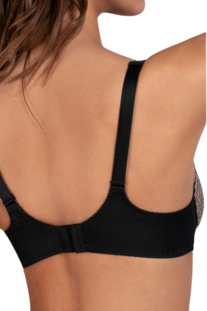 Empreinte Ella Low-necked Bra, Black (08221)