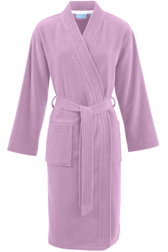 Carl Ross Unisex Terry Cloth Bathrobe, Rose Quartz (41110)