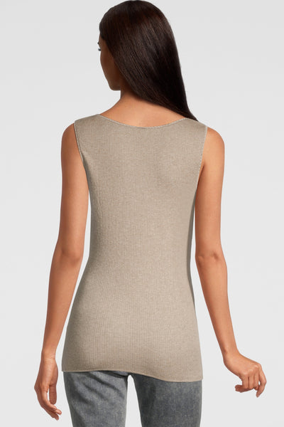 Oscalito Termotex® Tank Top with Satin Edging, Noisette (440)