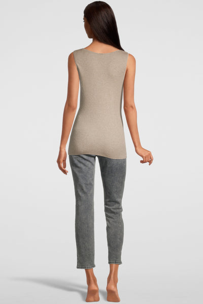 Oscalito Termotex® Tank Top with Satin Edging, Noisette (440)