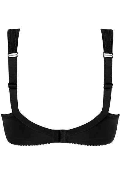 Amoena Isadora Wire-Free Mastectomy Soft Bra, Black (44114)