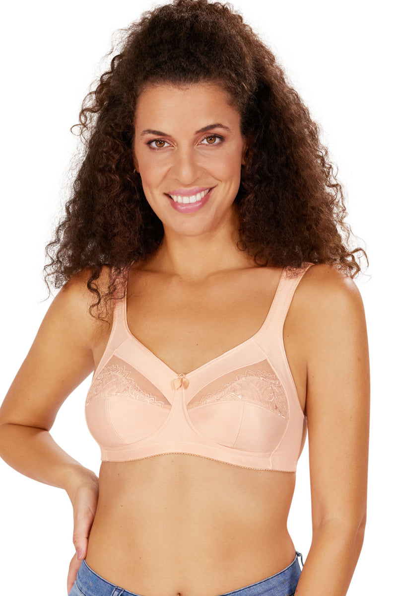 Amoena Isadora Wire-Free Mastectomy Soft Bra, Blush (44804)
