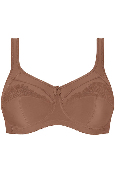 Amoena Isadora Wire-Free Mastectomy Soft Bra, Mocha (44855)