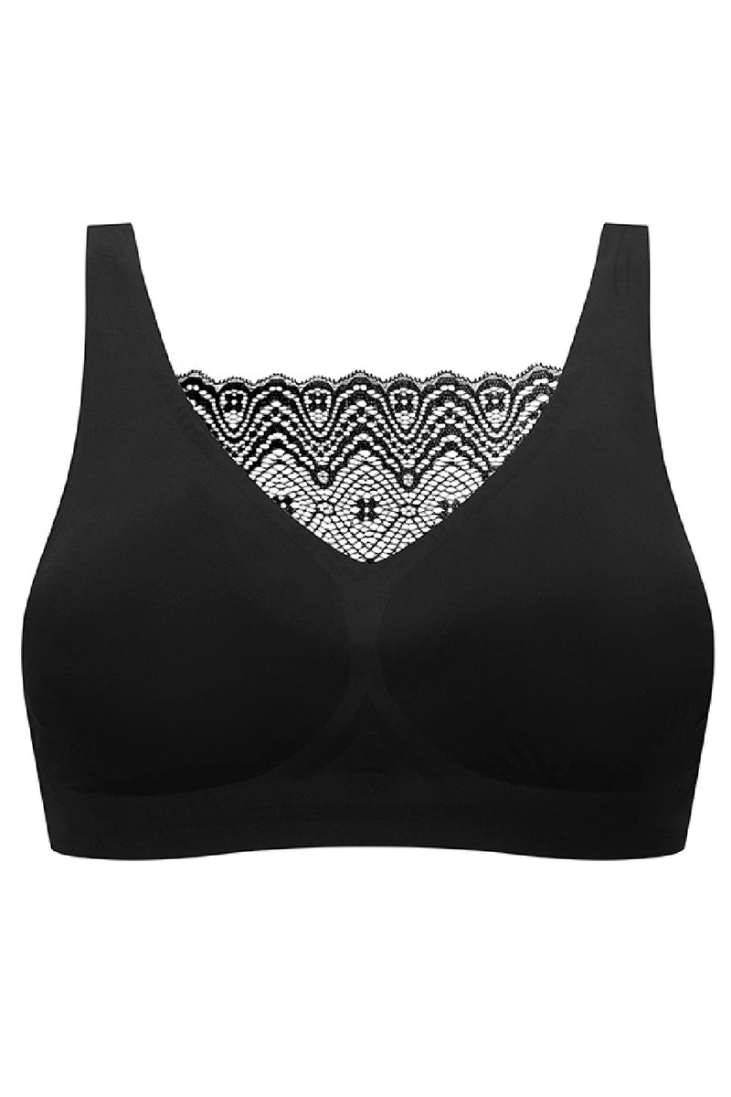 Amoena Esra Prosthetic Wireless Bra, Black (45095)