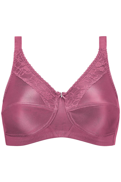Amoena Nancy Wireless Pocketed Bra, Dark Red (45100)