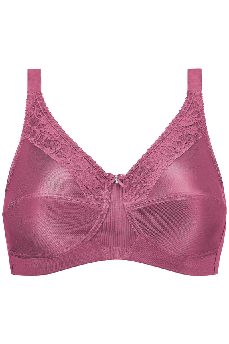 Amoena Nancy Wireless Pocketed Bra, Dark Red (45100)