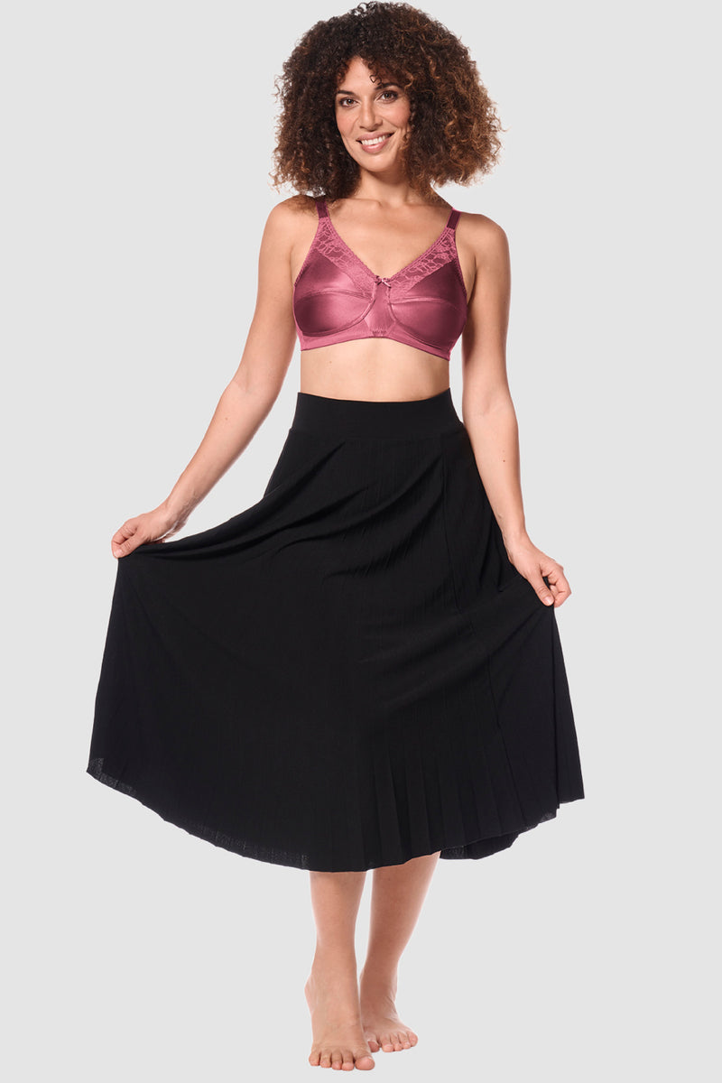 Amoena Nancy Wireless Pocketed Bra, Dark Red (45100)