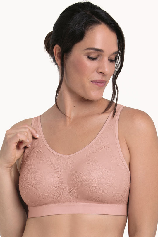 Anita Essential Lace Mastectomy Bra, Rosewood (4700X)