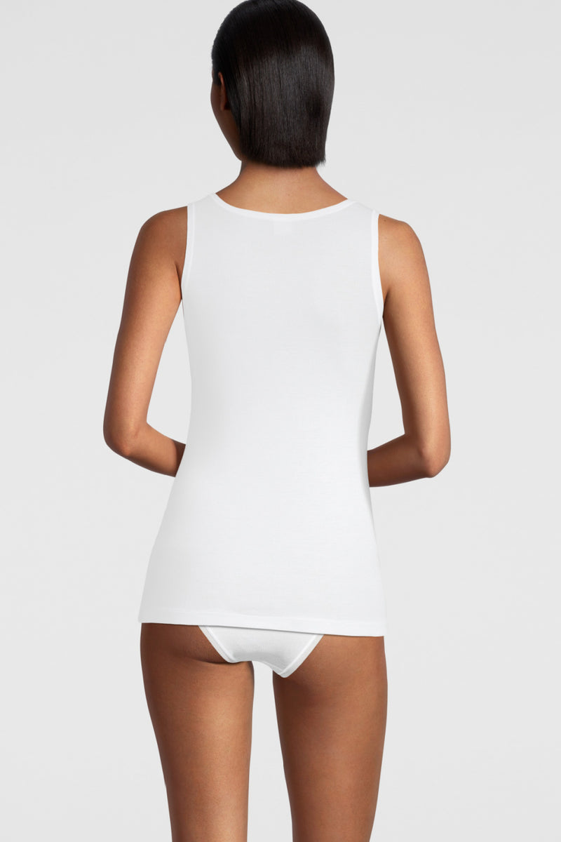 Oscalito 100% Cotton Tank Top, White (472)