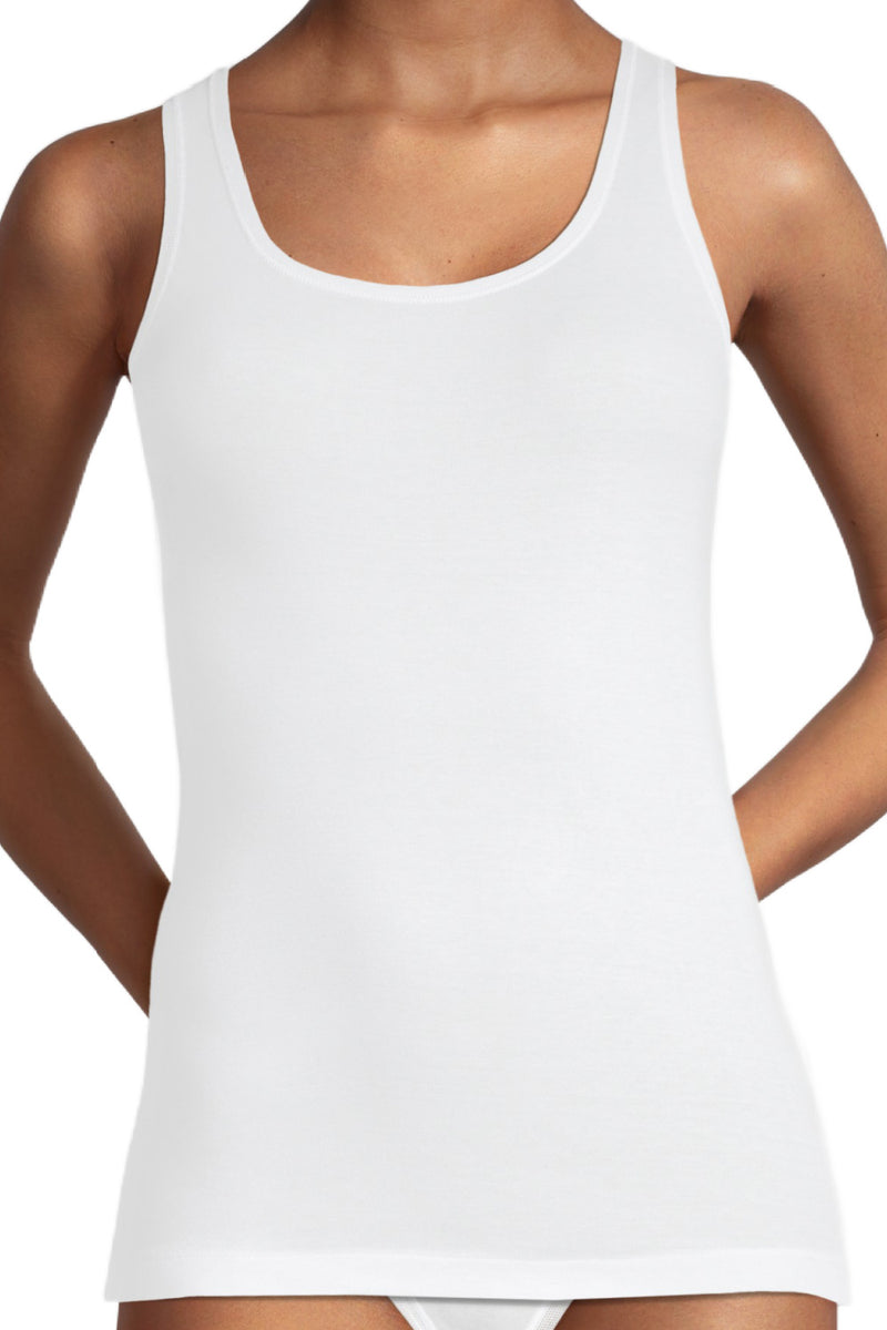 Oscalito 100% Cotton Tank Top, White (472)