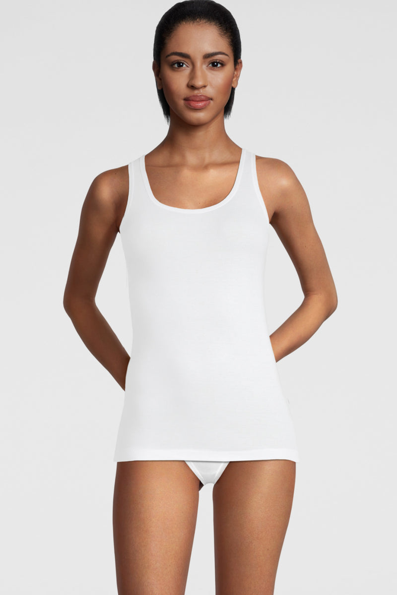 Oscalito 100% Cotton Tank Top, White (472)