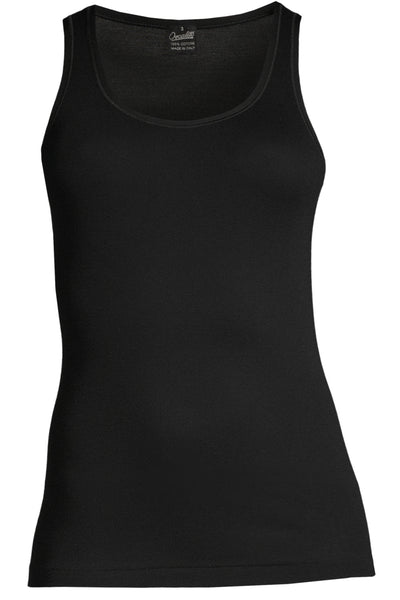 Oscalito 100% Cotton Tank Top, Black (472)