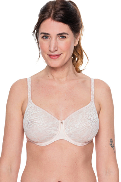 Louisa Bracq Electric Waves Seamless Full Cup Bra, Natural (49413)