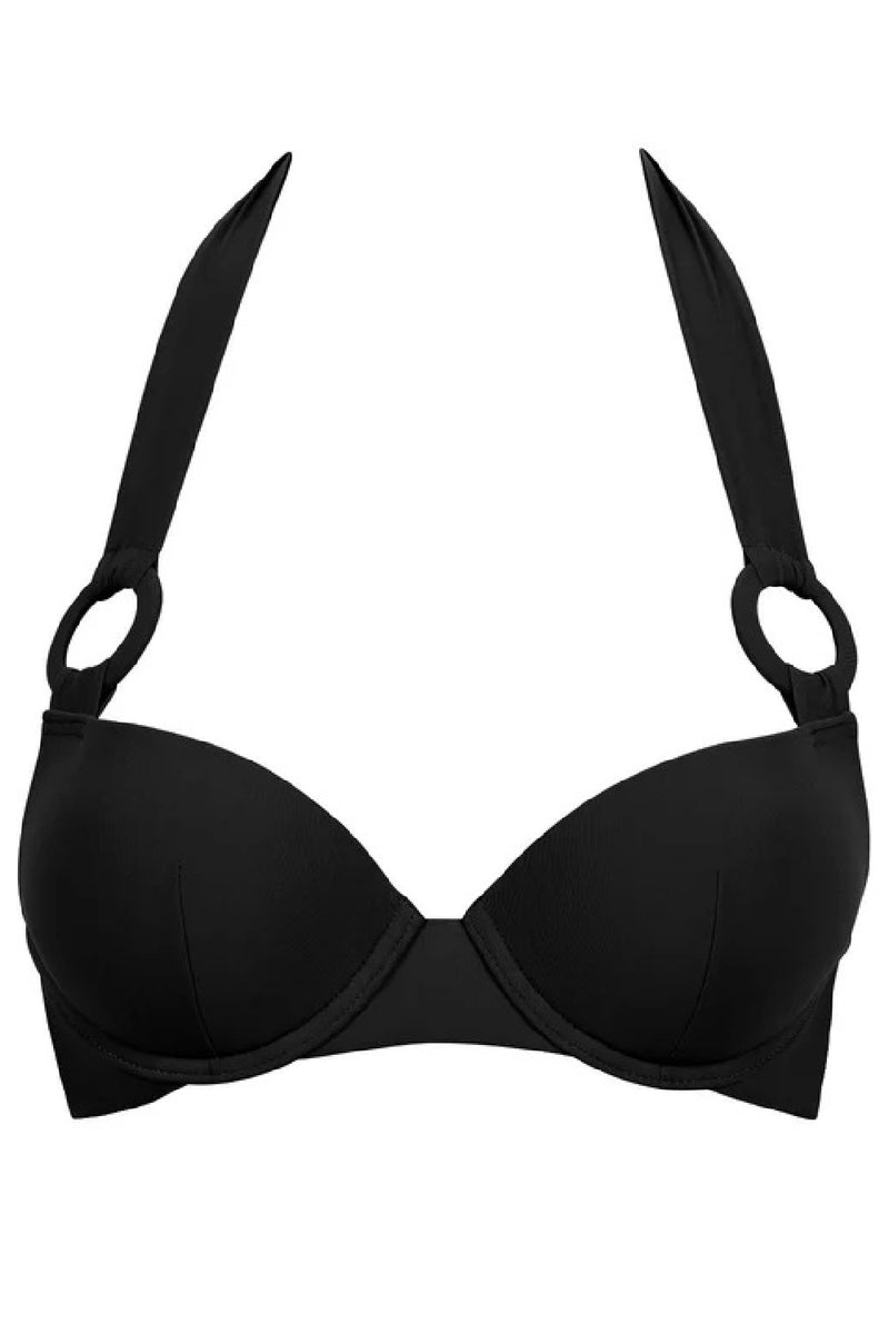 Aubade Swim Summer Essence Molded Push-Up Bikini, Black (4R08)