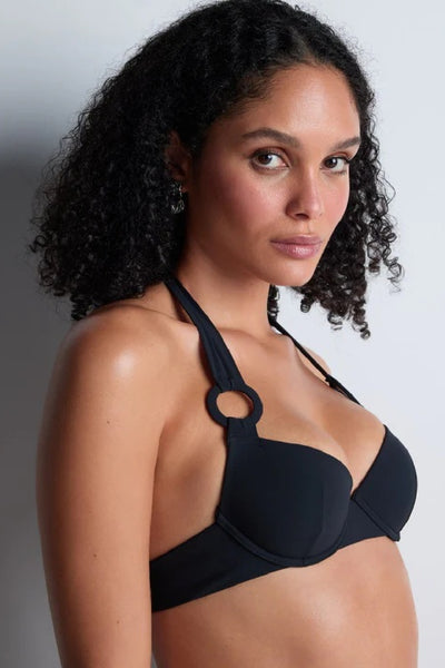 Aubade Swim Summer Essence Molded Push-Up Bikini, Black (4R08)