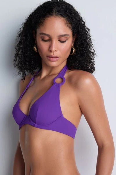 Aubade Swim Summer Essence Plunge Bikini, Amethyst (4R12)