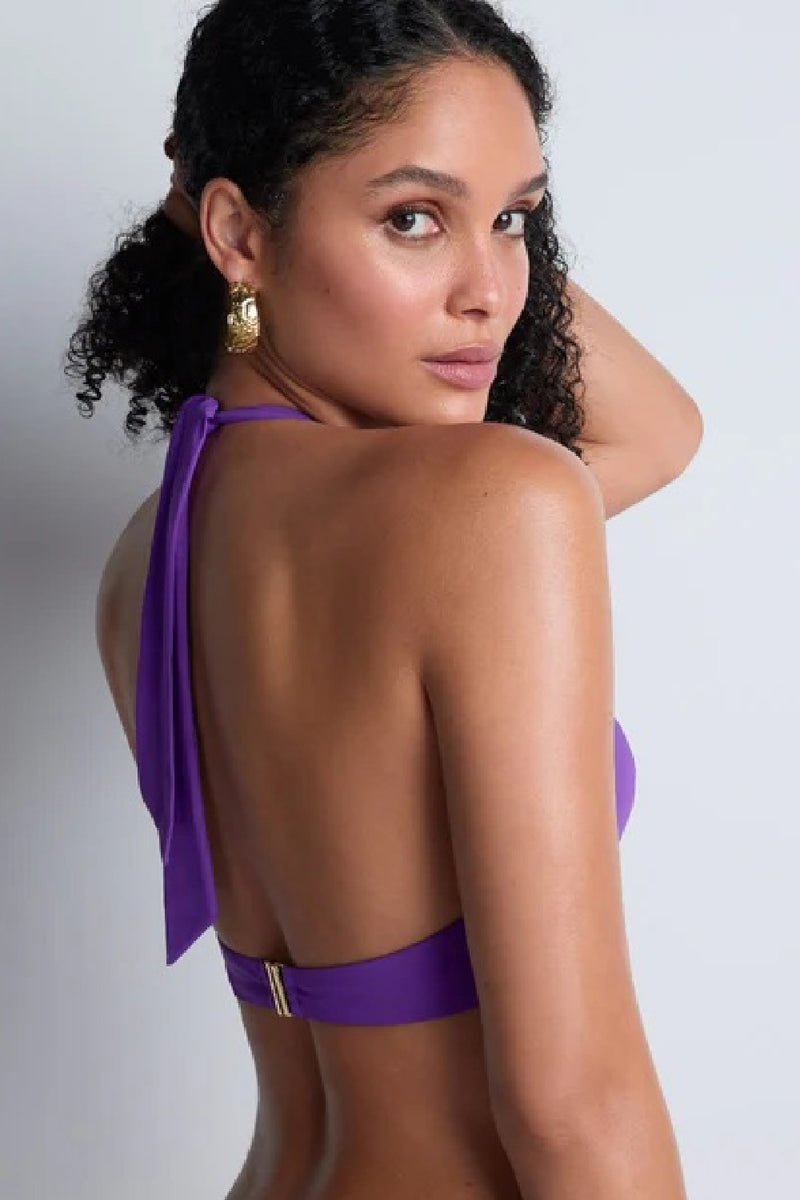 Aubade Swim Summer Essence Plunge Bikini, Amethyst (4R12)