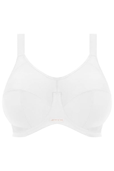 Elomi Energise Sports Bra, White (EL8041)