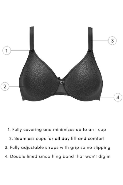 Chantelle C-Magnifique Seamless Unlined Minimizer Bra, Ceramique (1891)