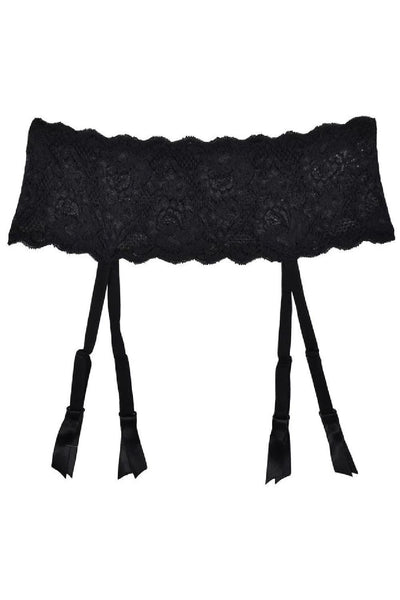 Never Say Never Garter Belt NEVER4141 Black