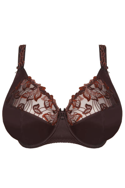 PrimaDonna Deauville Full Cup Bra, I - K Cup, Ristretto (0161815)