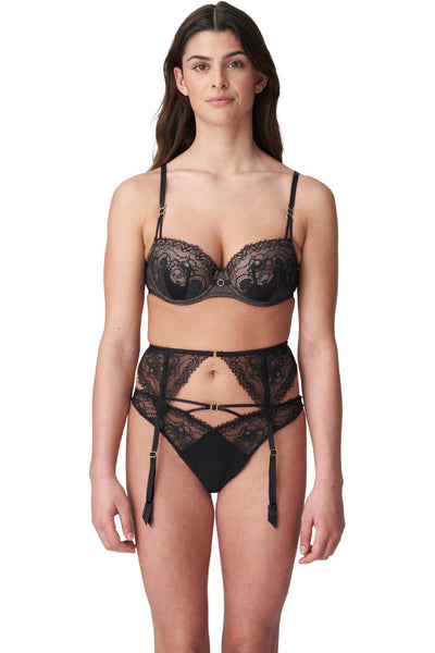 Marie Jo Junoo Suspender Belt, Black (0702710)