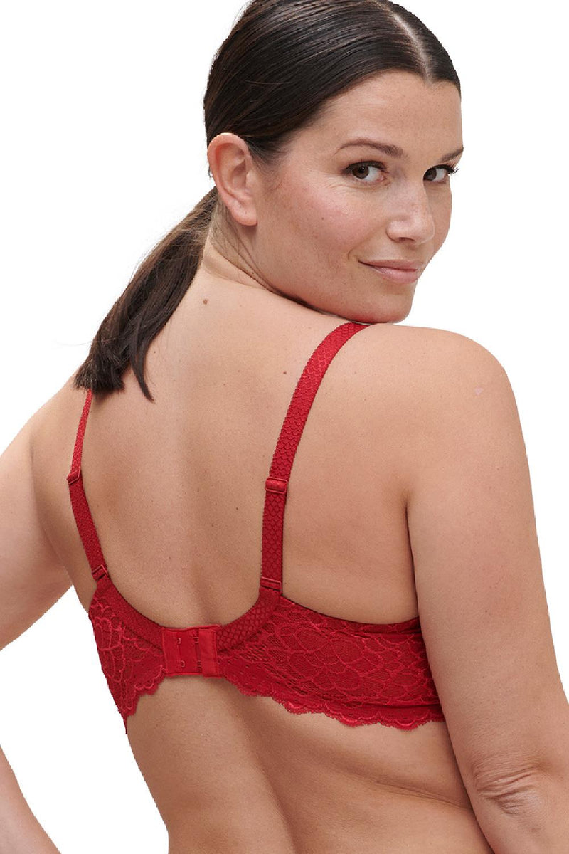 Simone Perele Caresse 3D Plunge Bra, Tango Red (12A316)