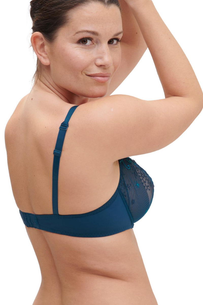 Simone Perele DELICE Sheer Demi Bra, Prestige Blue (12X330)