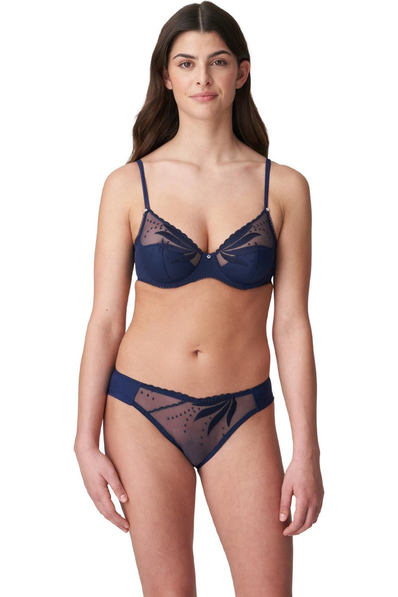 Marie Jo Etoile Half Padded Plunge Bra 0102745 Sapphire Blue