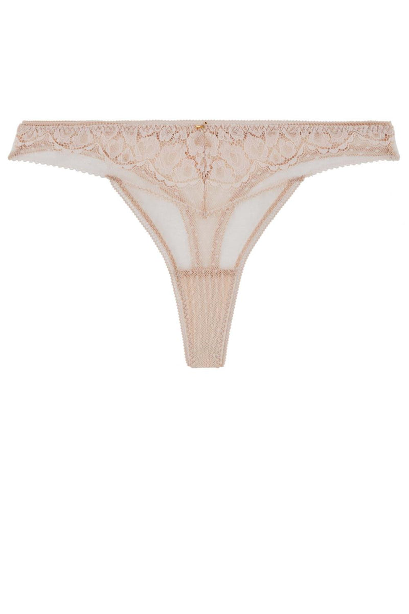 Aubade Illusion Fauve Thong IA26 Thé Blanc