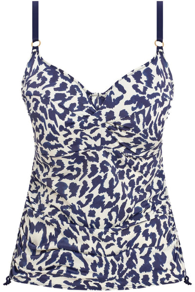 Fantasie Hope Bay Twist Front Tankini Top, French Navy (FS504054)