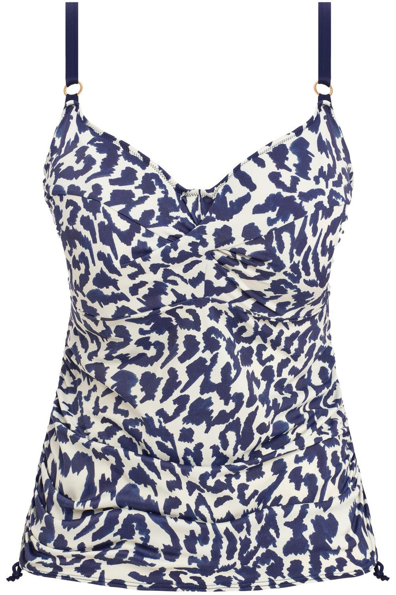 Fantasie Hope Bay Twist Front Tankini Top, French Navy (FS504054)