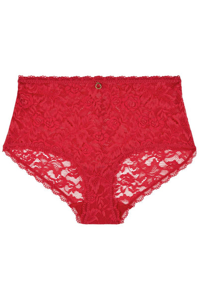 Aubade Rosessence High Waist Briefs, Rouge Gala (HK24)