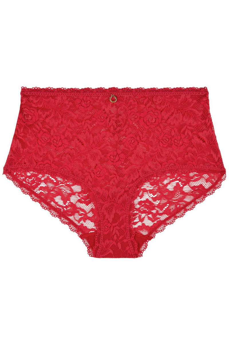 Aubade Rosessence High-waist Brief, Rouge Gala (2K24)