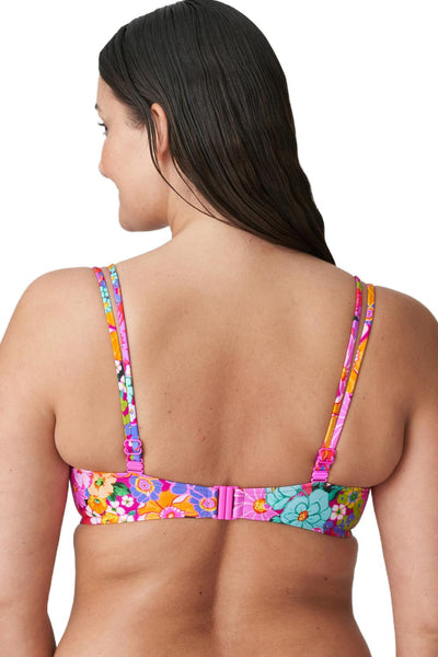 PrimaDonna Najac Padded Balcony Bikini Top, Floral Expressions (4011016)