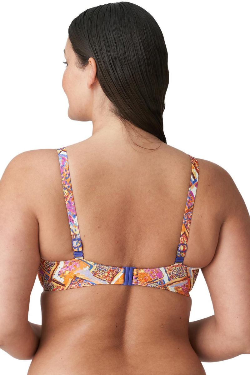 PrimaDonna Swim Navalato Padded Balcony Bikini Top, Summer Sunset ( 4011316 )