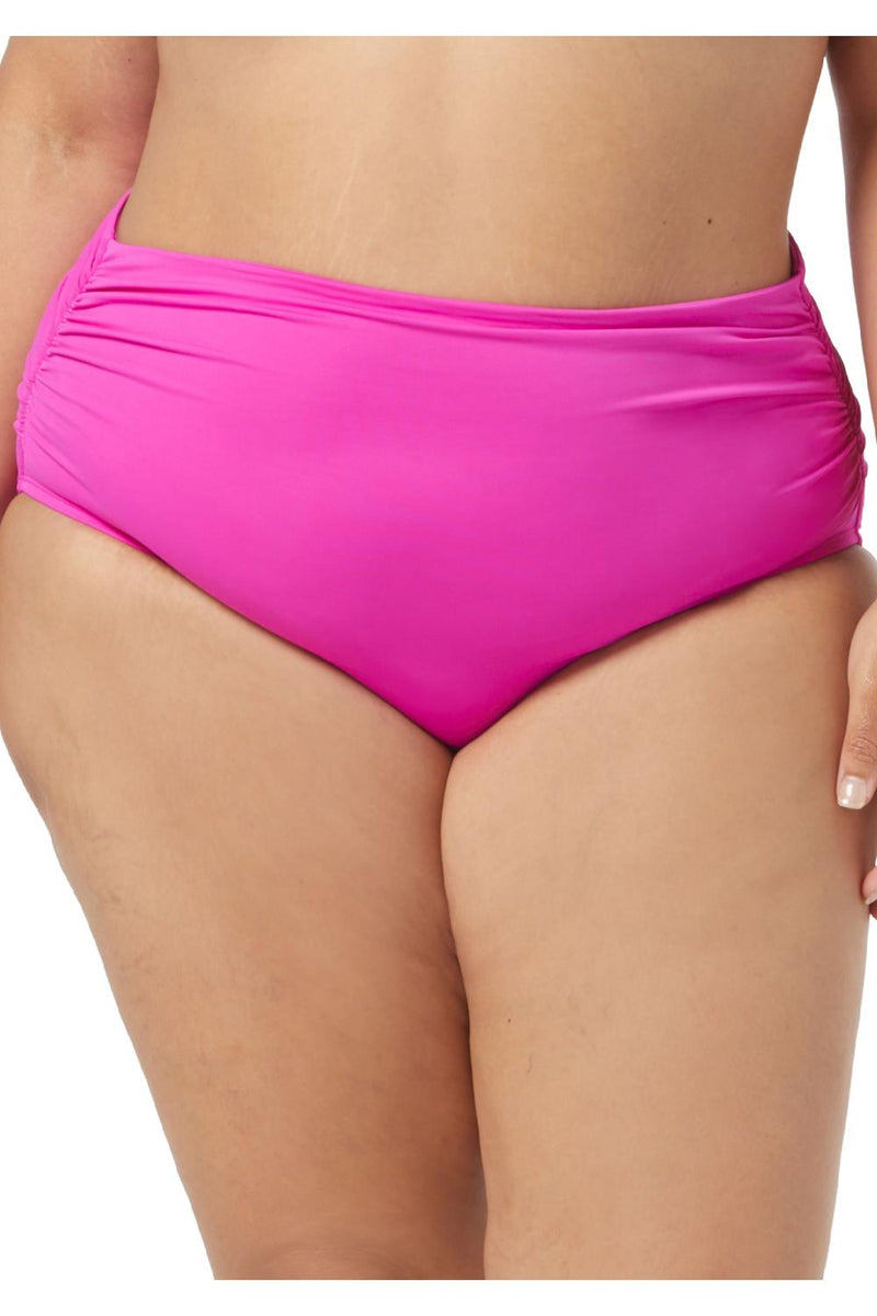 Coco Reef Impulse Rollover Bikini Bottom, Pink Tropics (U95208)