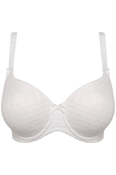 Madison Padded Heart Shaped Bra, White (0262120)