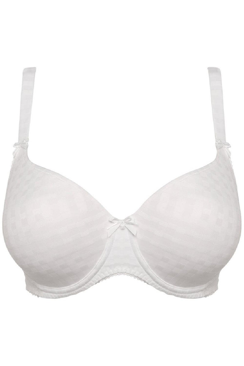 Madison Padded Heart Shaped Bra, White (0262120)