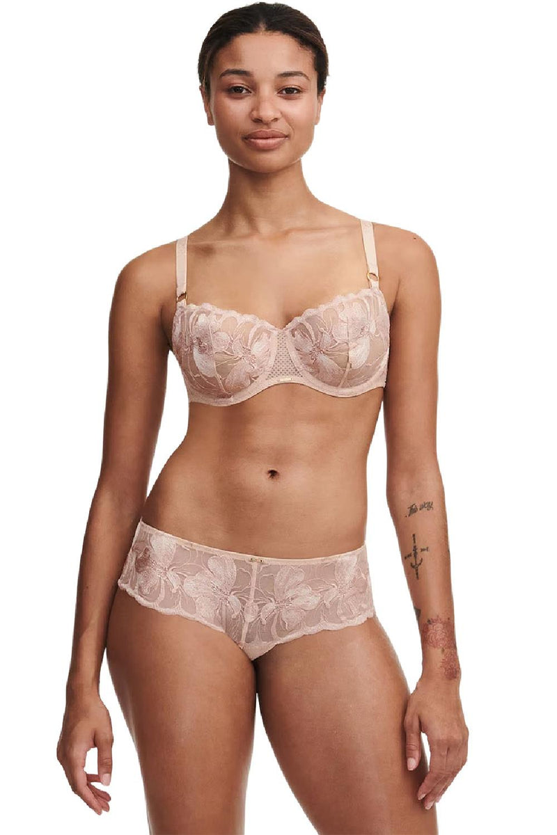 Chantelle Fleurs Demi Bra, Sugar (C12M5)