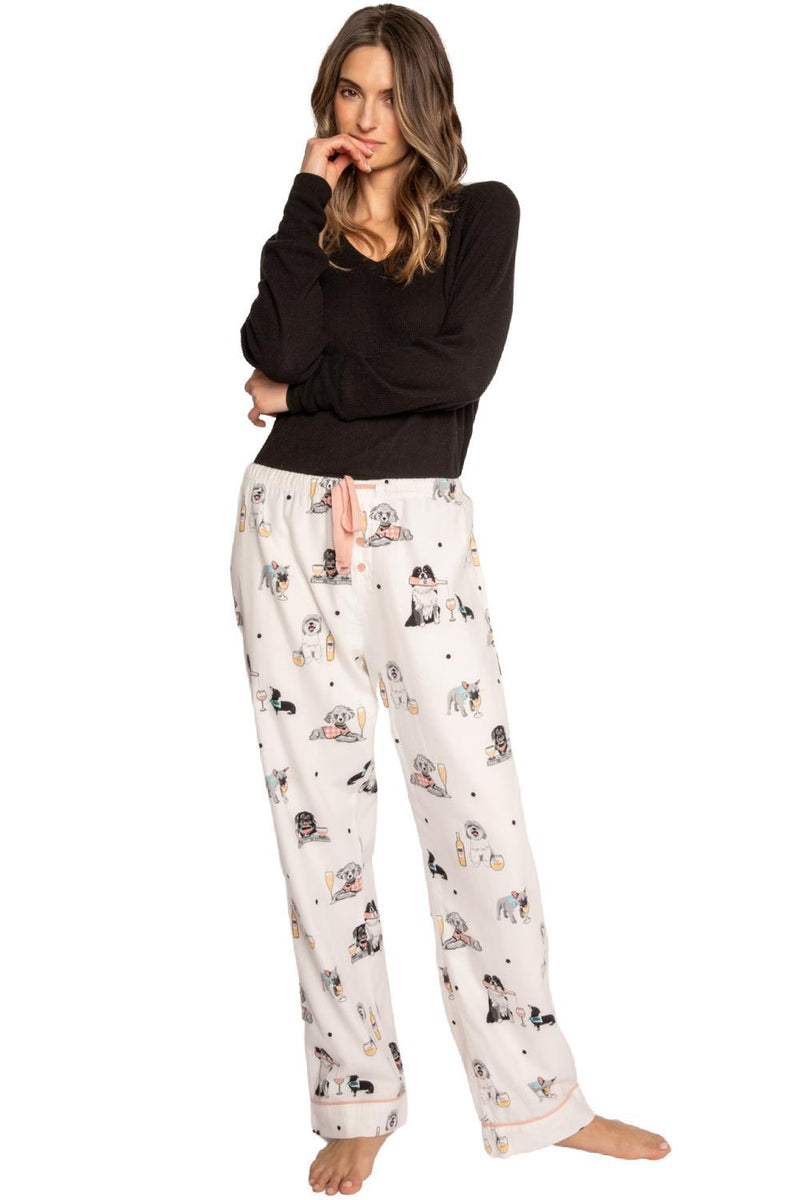 PJ Salvage Flannels Pants, Ivory (RKFLP)