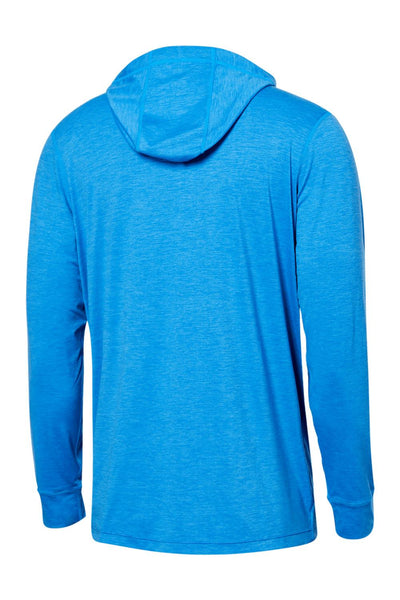 SAXX Droptemp All Day Cooling Hoodie SXLH45-RBH (Racer Blue Heather)