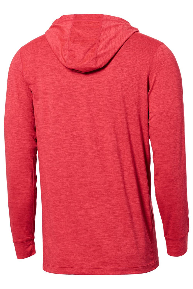 SAXX Droptemp All Day Cooling Hoodie SXLH45-RSH (Dark Rose Heather)